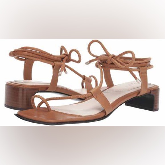 🆕Rag & Bone NIB Cindy Tie Sandal in Tan (RB-26) - Picture 8 of 10